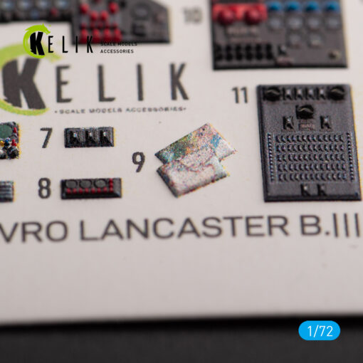 Kelik AVRO LANCASTER B.III - interior 3D decals for Airfix kit (1/72) K72158 - Image 4