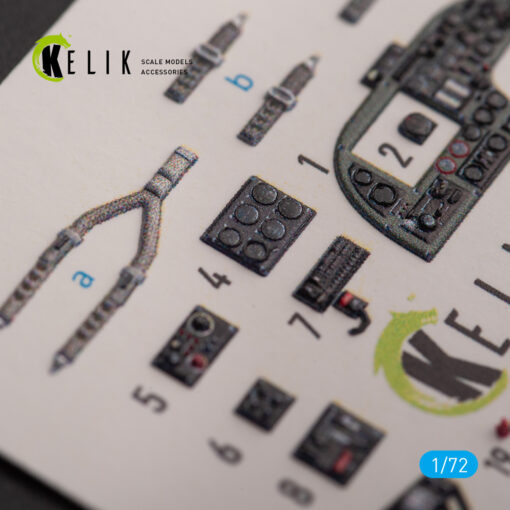 Kelik ARMSTRONG WHITWORTH WHITLEY MK.V - interior 3D decals for Airfix kit (1/72) K72159 - Image 5