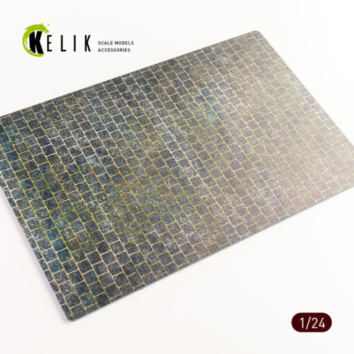 Kelik Cobblestone road 1910s-1930s Base - Acrylic 3 mm (280 x 180 mm) (170 g) (210 g) (1/24)