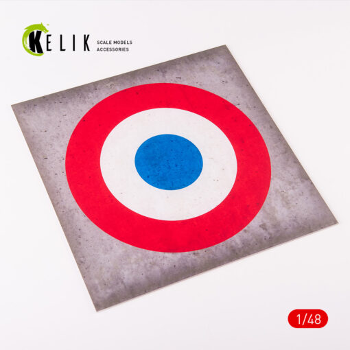 Kelik 1/48 France Roundel - Acrylic 3 mm (240 x 240 mm) (190g)