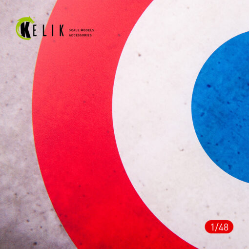 Kelik 1/48 France Roundel - Acrylic 3 mm (240 x 240 mm) (190g) - Image 2