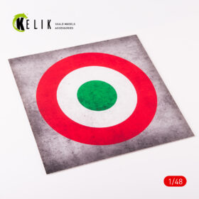 Kelik 1/48 Italy Roundel - Acrylic 3 mm (240 x 240 mm) (190g) (1/72 - 1/48)