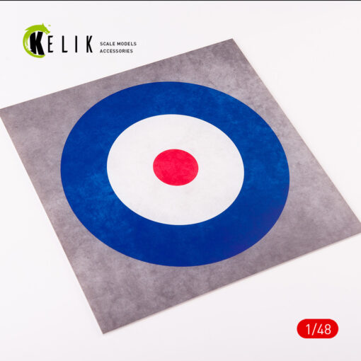 Kelik 1/48 United Kingdom Roundel - Acrylic 3 mm (240 x 240 mm) (190g) (1/72 - 1/48)