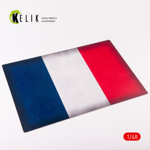 Kelik 1/48 France Flag - Acrylic 3 mm (410 x 270 mm) (410 g) (1/48)