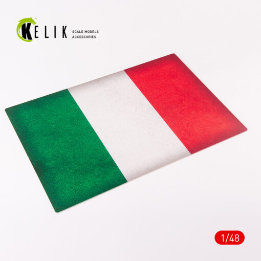 Kelik Italy Flag - Acrylic 3 mm (410 x 270 mm) (410 g) (1/48)