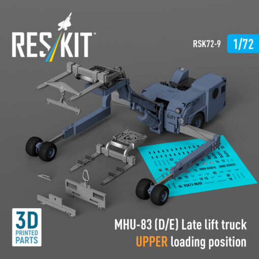 ResKit MHU-83 (D/E) Late lift truck UPPER loading position (3D Printed model kit) (1/72) RSK72-0009