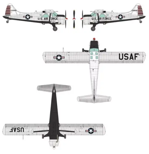 Dora Wings L-20A/U-6A Beaver (1/48) DW48059 - Image 3