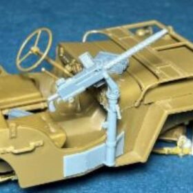 Minor 1/24 Side mount M31 pedestal & M1919 cal.30 for Jeep 241007