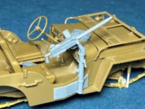 Minor 1/24 Side mount M31 pedestal & M1919 cal.30 for Jeep 241007