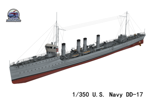 ChuanYu Model 1/350 USS Smith DD-17 - Image 3