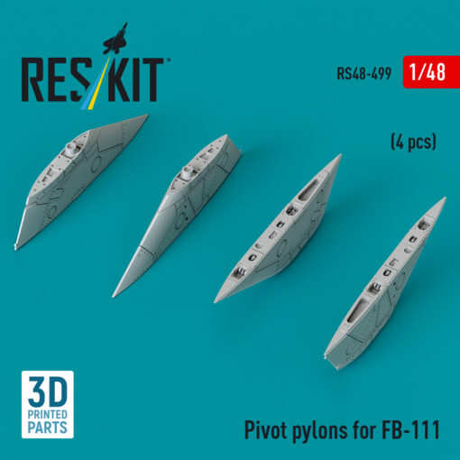 Reskit Pivot pylons for FB-111 (4 pcs) (1/48) RS48-0499