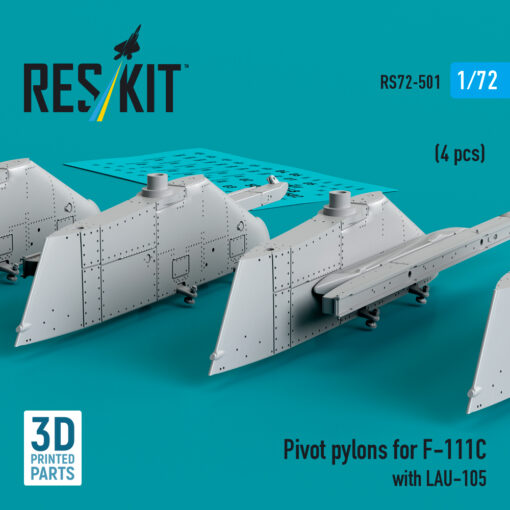 Reskit Pivot pylons for F-111C with LAU-105 (4 pcs) RS72-0501 - Image 2