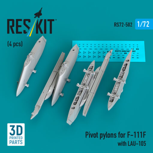 Reskit Pivot pylons for F-111F with LAU-105 (4 pcs) RS72-0502