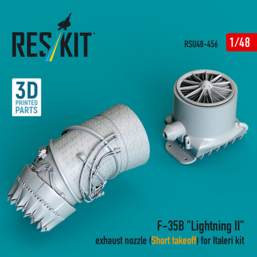 Reskit F-35B "Lightning II" exhaust nozzle (Short takeoff) for Italeri kit (1/48) RSU48-0456 - Image 4