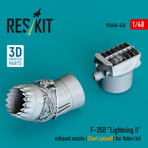 Reskit F-35B "Lightning II" exhaust nozzle (Short takeoff) for Italeri kit (1/48) RSU48-0456