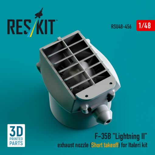 Reskit F-35B "Lightning II" exhaust nozzle (Short takeoff) for Italeri kit (1/48) RSU48-0456 - Image 2