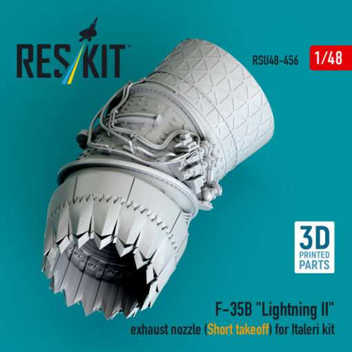 Reskit F-35B "Lightning II" exhaust nozzle (Short takeoff) for Italeri kit (1/48) RSU48-0456 - Image 3