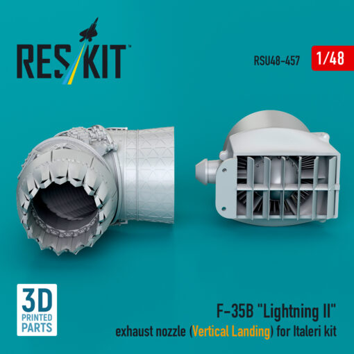 Reskit F-35B Lightning Exhaust nozzle (Vertical Landing) for Italeri kit (1/48) RSU48-0457 - Image 2