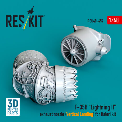 Reskit F-35B Lightning Exhaust nozzle (Vertical Landing) for Italeri kit (1/48) RSU48-0457