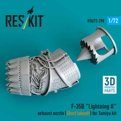 Reskit F-35B "Lightning II" exhaust nozzle (Short takeoff) for Tamiya kit (1/72) RSU72-0290