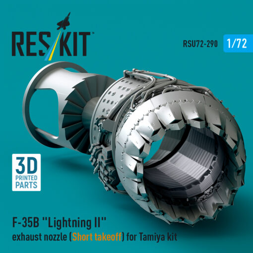 Reskit F-35B "Lightning II" exhaust nozzle (Short takeoff) for Tamiya kit (1/72) RSU72-0290 - Image 3