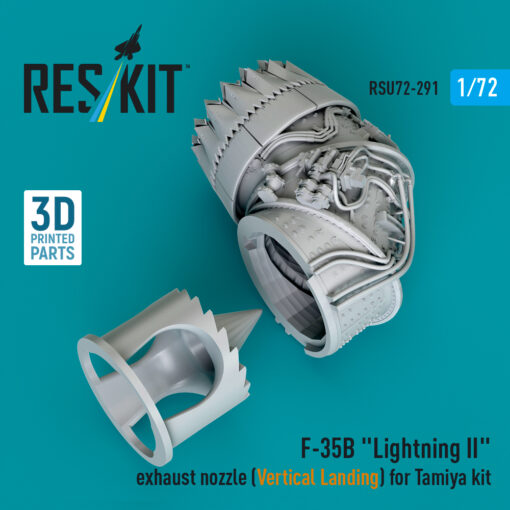 Reskit F-35B "Lightning II" exhaust nozzle (Vertical Landing) for Tamiya kit (1/72) RSU72-0291