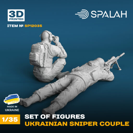 Spalah Set of figures "Ukrainian Sniper Couple" (1/35) - Image 3