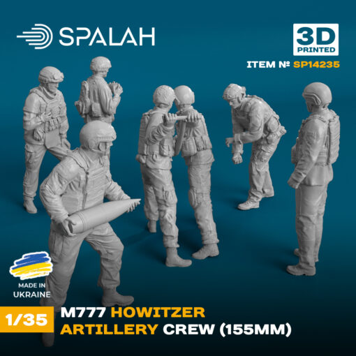 Spalah Set of figures "M777 Howitzer Artillery Crew" (1/35) - Image 2