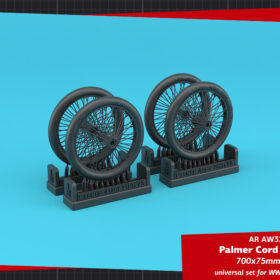 Armory 1/32 Palmer Cord Aero Type 700x75mm wheels (4pcs)