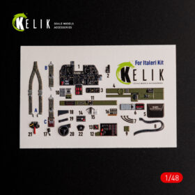 Kelik Р-47D "Thunderbolt" interior 3D decals for Italeri/Academy kit (1/48) K48016