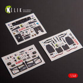 Kelik MH-60L Black Hawk - interior 3D decals for ICM kit (1/48) K48112