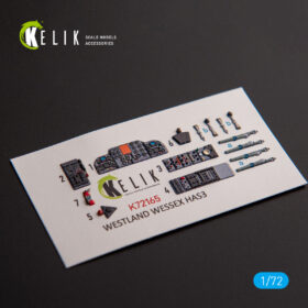 Kelik Westland Wessex HAS.3 - interior 3D decals for Italeri kit (1/72) K72165