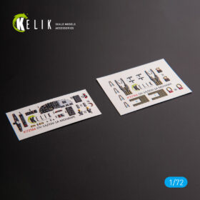 Kelik OV-1A/JOV-1A MOHAWK - interior 3D decals for ClearProp kit (1/72) K72166