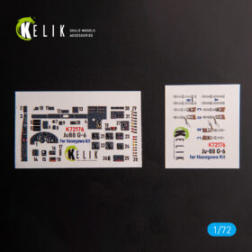 Kelik Ju88 G-6 - interior 3D decals for Hasegawa kit (1/72) K72176