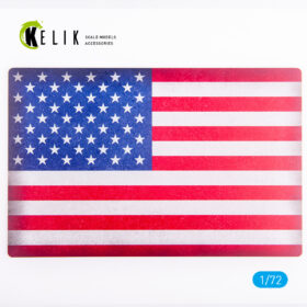 Kelik USA Flag - Base - Acrylic 3 mm (280 x 180 mm) (170 g) (1/72)