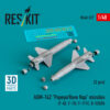 Reskit AGM-142 "Popeye/Have Nap" missiles (2 pcs) (3D Printed) (1/48) RS48-0517