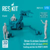 Reskit Driver & airmen (modern) (MHU-83 D/E lift truck UPPER loading position for RSK72-0009) (3D Printed) (1/72)