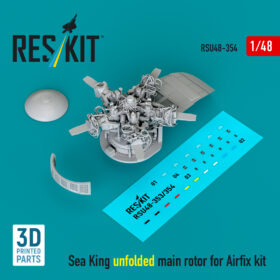 Reskit Sea King unfolded main rotor for Airfix kit (3D printed) RSU48-0354