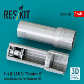 Reskit F-4 (E, J, F, G, S) "Phantom II" exhaust nozzles for Academy kit (1/48) RSU48-0468
