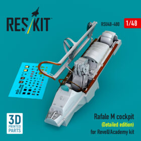 Reskit Rafale M cockpit (Detailed edition) for Revell/Academy kit (1/48) RSU48-0480