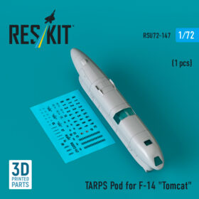 Reskit TARPS pod for F-14 "Tomcat" (1 pcs) (1/72) RSU72-0147