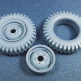 Minor 1/24 Land Rover 7,50 military pattern spare wheels (2units) 248008