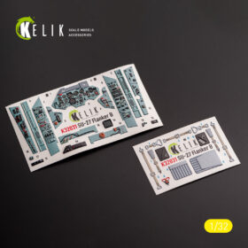 Kelik SU-27 - interior 3D decals for Trumpeter kit (1/32) K32031