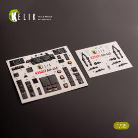 Kelik AH-64E Apache interior 3D decals for Takom kit (1/35) K35037
