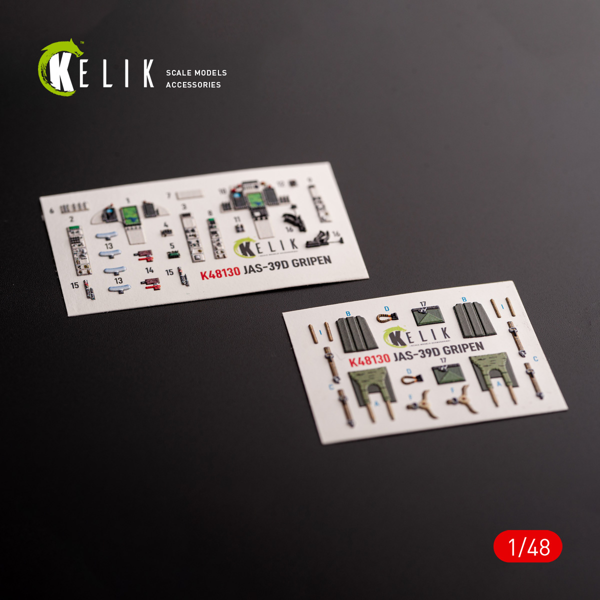 Kelik Jas-39 D - interior 3D decals for Italeri kit (1/48) K48130