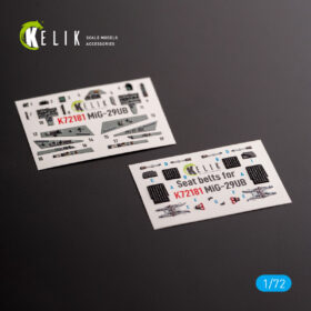 Kelik MiG-29UB - interior 3D decals for IBG models kit (1/72) K72181