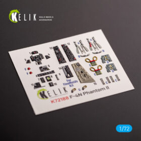 Kelik F-4N Phantom - interior 3D decals for FineMolds kit (1/72) K72188