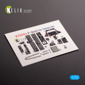 Kelik F-84G Thunderjet - interior 3D decals for Tamiya kit (1/72) K72194