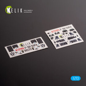 Kelik F-16I - interior 3D decals for Hasegawa kit (1/72) K72195