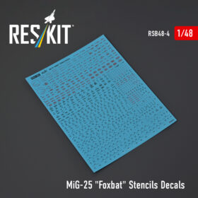 Reskit MiG-25 "Foxbat" Stencils Decals (1/48)